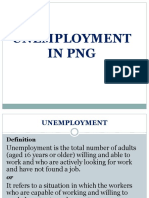 Unemployment in PNG - Group 7