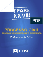 Material de Apoio - Processo Civil - Processo de Conhecimento e Execução