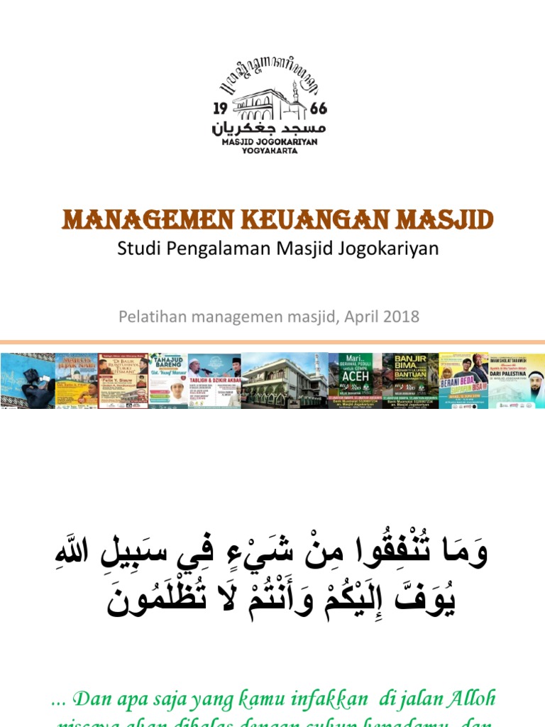 Manajemen Keuangan Masjid Pdf
