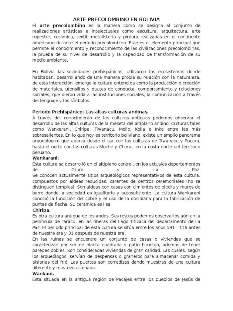 Collas | PDF | Era precolombina | Arqueología