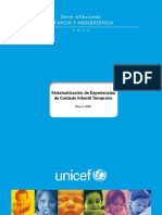 Sistematización de Experiencias de Cuidado Infantil Temprano 