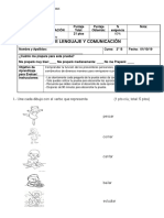 EVALUACION LENGUAJE