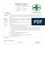 4. SPO Pemberian Informasi Penggunaan Obat (8.2.3.4.doc