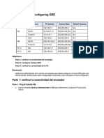 3.4.2.4 Packet Tracer - Configuring GRE - Milton Ayala