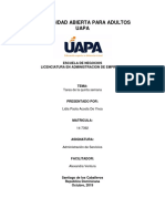 UAPA: Administración de Servicios