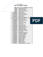 Grade 12: Abm-Plato: Cuenca Institute