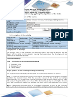 Activity guide and evaluation rubric - Phase 2 - Solve problems by applying the algorithms of the Unit 1.docx