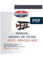 Manual arado de rejas FAMAQ ARH300