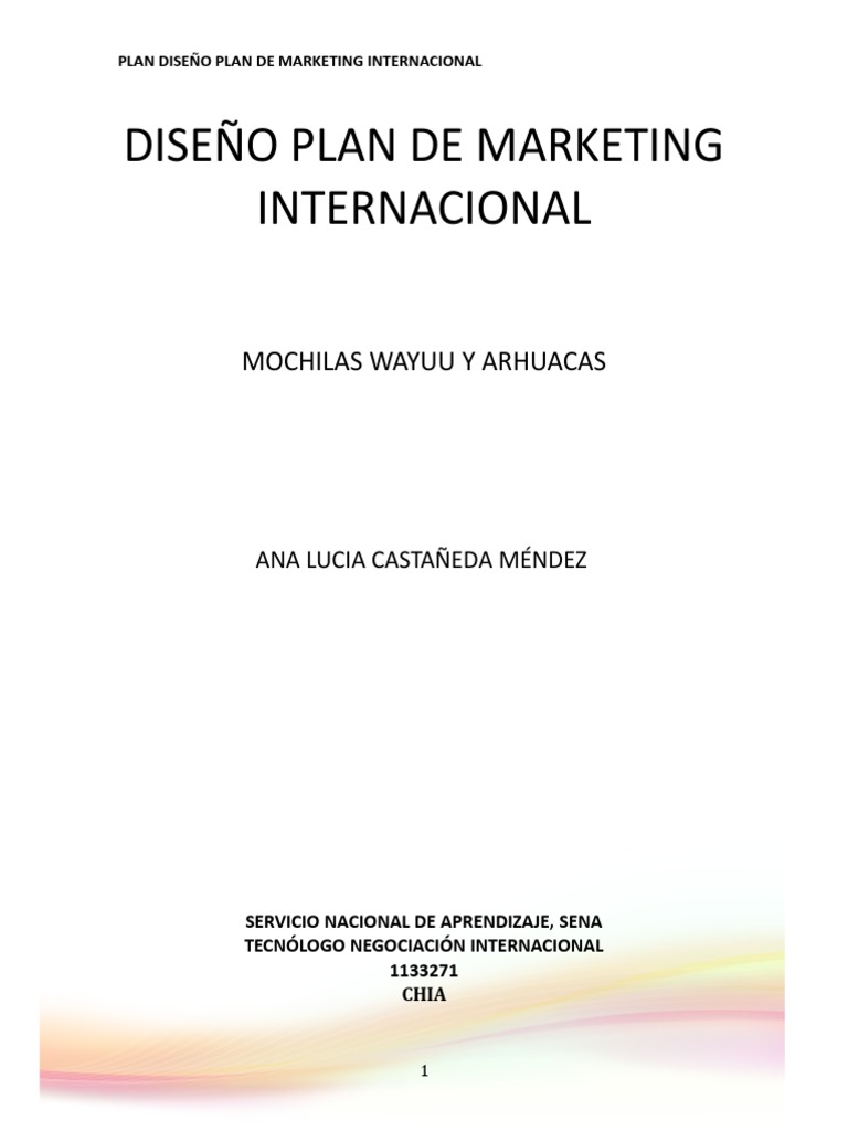 Diseño Plan de Marketing Internacional 1 | PDF | Francia | Marketing