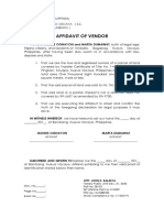 Philippines Land Sale Affidavit Vendors Ognayon Dumawat