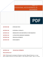 Professional Accountants in Business Sections 300-350