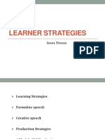 Learner Strategies