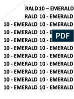 10 Emerald