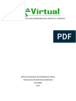 Foro 11 PROGRAMACIÓN DE PLAN DE MERCADEO DEL PRODUCTO O SERVICIO