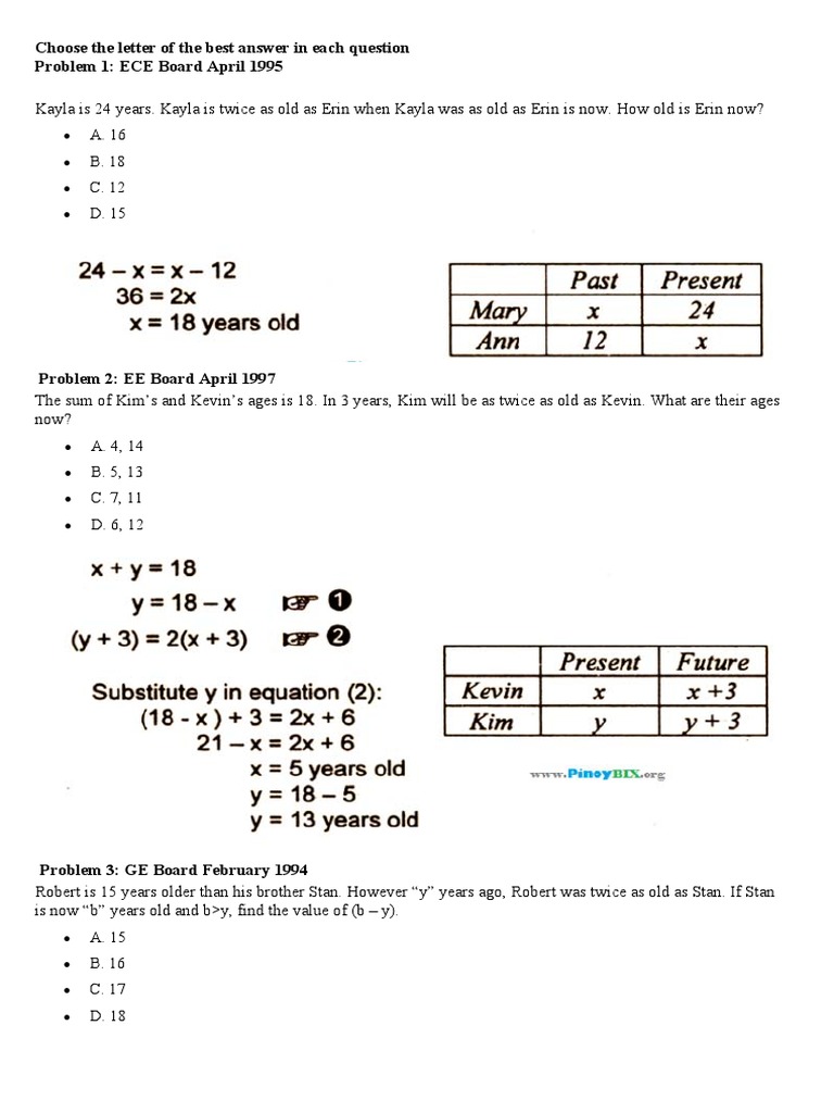 Algebra Problem 1 - Solution | PDF | Fraction (Mathematics) | Speed