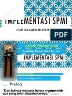 Implementasi Spmi: LPMP Sulawesi Selatan 2019