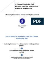 Land Use Change Monitoring Tool To Ensure Responsible Land-Use Arrangement For Sustainable Development