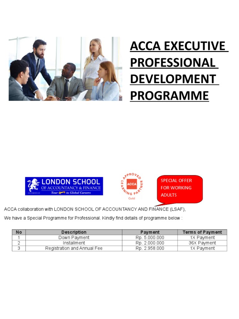 Professional Development Programme | PDF