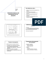 Handout Spanish Proposal Budgeting Basics