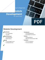 Module Development Process