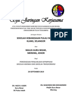 Template Sijil Jaringan Kerjasama Bersama SK Pulau Indah