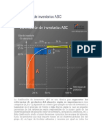 Clasificación de Inventarios ABC