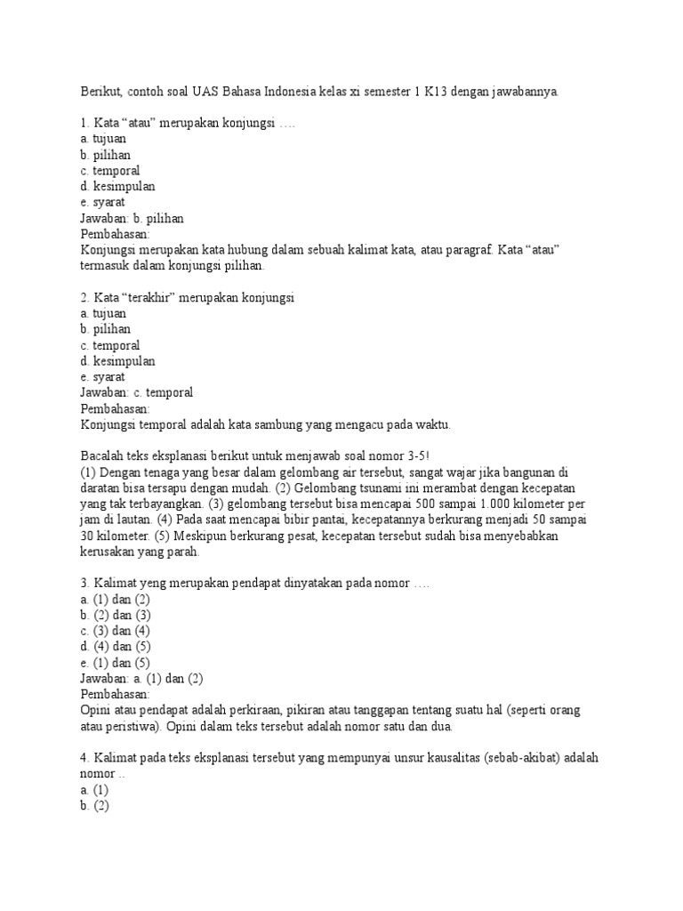 Berikut Kata Yang Tidak Termasuk Konjungsi Temporal Adalah