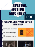 Perpetual Motion Machines