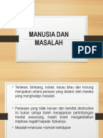 Manusia Dan Masalah