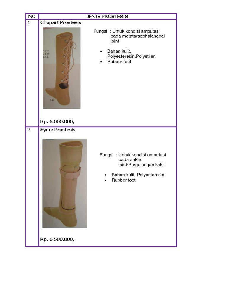 New Prosthesis Catalogue | PDF
