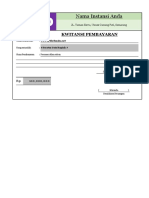 Contoh Kwitansi Format Excel - XLSX (WWW - Artikelusaha.net)