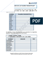 Ejercicio Que Son Las Palabras Parasinteticas 594
