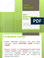 Kimia Organik: Bab 1 Ikatan Kimia Dan Struktur Kimia