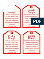 Cookie Dough Printable