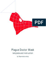 Plague Doctor Mask Template and Instructions