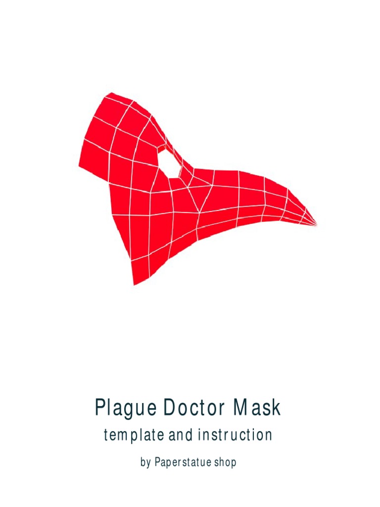 plague-doctor-mask-template-and-instructions-pdf-graphic-design-media-technology