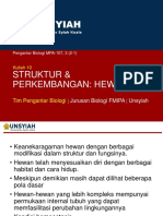 Struktur Perkembangan - Hewan