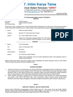 Aeru ~ Contoh Format Kontrak untuk Karyawan
