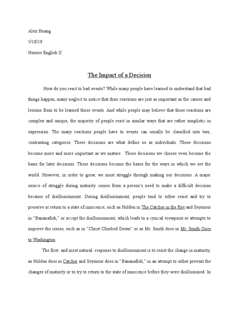 Disillusionment essay 05 image