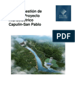 Plan Gestion Riesgos PH Capulin San Pablo