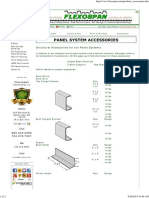 Structural Accessories For Our Panel Systems: Flexospan