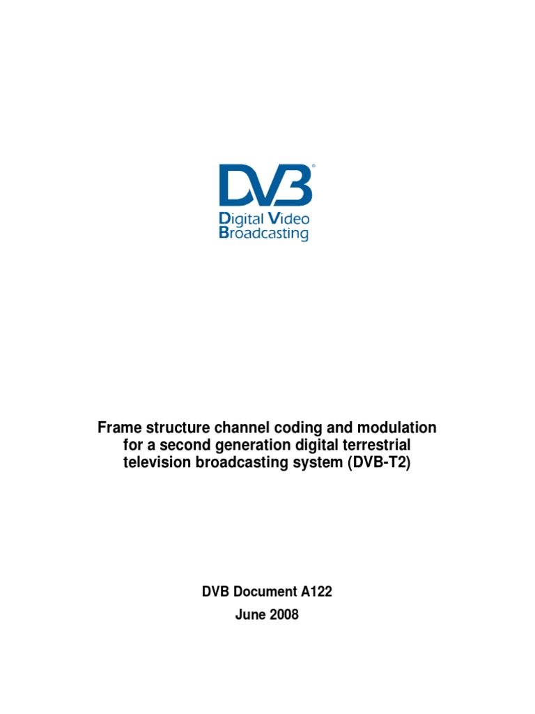 DVB T2 PDF | PDF | Orthogonal Frequency Division Multiplexing | Modulation