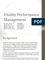 Vitality Performance Management