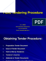 Fidic Tendering Procedure Presentation