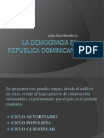 Democracia en Republica Dominicana