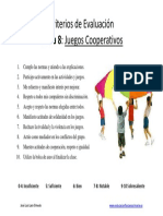 Criterios de Evaluacin Juegos Cooperativos 3 PDF