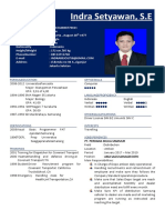 Indra Setyawan, S.E: Formaleducation Officeskills