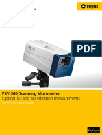 PSV-500 Scanning Vibrometer: Optical 1D and 3D Vibration Measurements