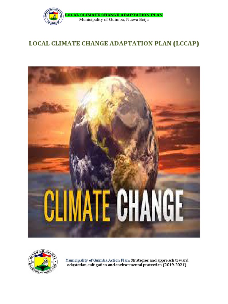 Local Climate Change Adaptation Plan | PDF | General Circulation Model ...