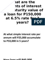 Loan Calculator: Interest Rates, Maturity Values, Time Periods